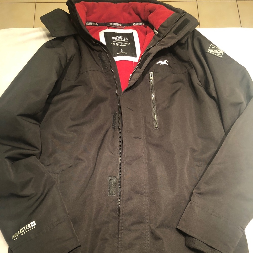 NWT Hollister dark gray coat